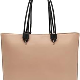 Women's Jada Solid Tote Bag With Laptop Compartment | Tote Bags for Women For Office Use, Work | Ladies Shoulder Purse-image-21