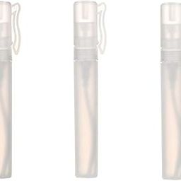 Hunky Dory 10ml White Pocket Pen Spray Bottle Refillable Bottle Sanitizer, Perfume, Attar, Lotion, Moisture (Pack of 3)-76