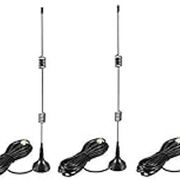NBR Wif Fi Magnetic Base Antenna 7dbi Gain Omni RF Antenna with RG174 Extension Cable 3 Meter SMA Male WiFi Router Modem Omnidirectional 2G 3G/4G 700-2700MHz- 5 pc.-picture-18