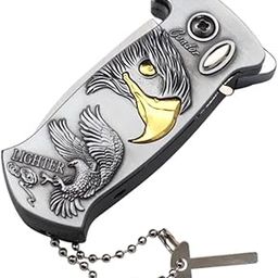Cartastic 3 in 1 Cigarette Jet Flame Lighter Refillable Windproof Metal Lighters (Design As per Availability)-picture-22