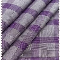 Men's Checks 100% Cotton Shirting Fabric-image-35