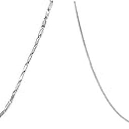 Fashio Accessories Chain Artificial Silver Men's Jewellery For Boys Elegant Stainless Steel Necklace Silver chain Men Neck Chain Necklace Boys 18 inch (RICE-03)-image-50