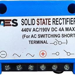 AES Solid State Rectifier 4AMP| Converts 440V AC to 190V DC 4AMP | Rating: 190V DC-4 AMP |Plug and Play||Compatible with (UHD-MODLE) (45X55X25 mm, Current Rating: 4 AMP)-24