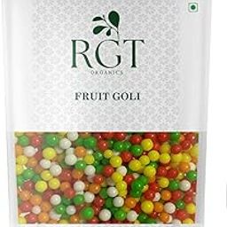 RGT Organics Fruit Balls Candy | Mini Ball Fruit Flavor Candy Mukhwas 400Gm | Multicolor Khatti Mithi Digestive Churan Goli-17