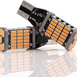 UBH Profession of Quality 360 Degree, 45smd, T10/T15 Socket LED Turn Signal Blinker Lights, Amber Yellow (2)-32