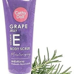 Grape Jelly Vitamin E Body Scrub – 320gm | Exfoliating & Hydrating Scrub with Walnut & Almond | Anti-Wrinkle, Skin Renewal | Enriched with Grape Seed Extract, Evening Primrose Oil & Rosemary-65