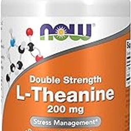 Now Foods, L-Theanine, Double Strength, 200 mg, 120 Veggie Caps-38
