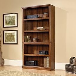 KARINA FURNITURE™ Solid sheesham Wood Book Shelf Bed Room Book Shelf holl Book Shelf Modern Library Book Shelf 5-Shelf Bookcase | Book Shelf | Brown-0