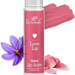 Kaumudi Handmade & 100% Natural 3in1 Lip Balm (Lip Tint | Cheek Tint | Eye Shadow) made with Rose & Saffron Essential oil | Best for Dry, Damaged & Chapped Lips | Hydrates & Moisturizes (Love Lip)-image-71
