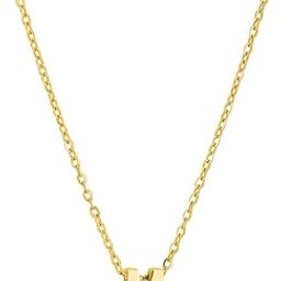 18k Gold Plated Small Letter Necklace for Women - Gift for Girls & Women | Waterproof & Anti-Tarnish Necklace (Initial M)-image-84