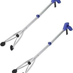 TSY TOOL [New Version]2 Pack Foldable Reacher Grabber Tool, Long 32" Foldable Extender Gripper Tool, Suction Cups For Precise Work, Claw Trash Garbage Picker,Garden Nabber, Mobility Aid Pick Up Tool-image-35