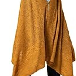 Women Daffodil Mustard Wrap (DEEP/Mustard_Free Size)-16