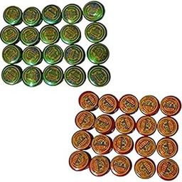 GOPURAM Kumkum and Turmeric Powder THAMBOOLAM Set (2G) TIN Gift Combo pack (10pc kumkum+10pc Turmeric) - Pack of 20 Pieces-image-40