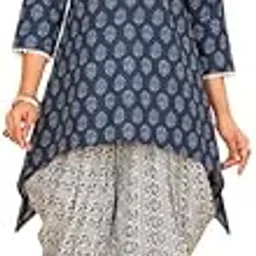odd by chansi trendz Women's Grey Cotton Blend Shirt Collar Kurti with Plazzo Set-picture-21