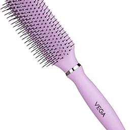 Vega Flat Hair Brush for Men and Women| Reduces Snags, Detangle and Tangles| Add Volume to Hair| All Hair Types, (E32-FB)-image-55