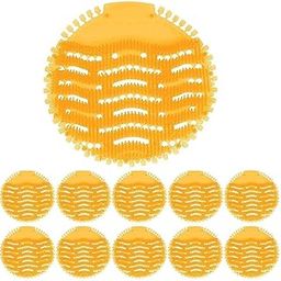 Urinal Screen Deodorizer Mat, Orange, Pack of 10, 30-Day Fragrance, for Bathroom and Toilet-16