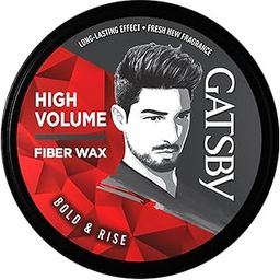 Gatsby Styling Fiber Hair Wax - Bold & Rise 75gm | High Volume, Natural Finish, Strong Hold, Anytime Re-Stylable & Easy Wash Off | For High Quiff Hair Style | Hair Styling Wax for Men-31