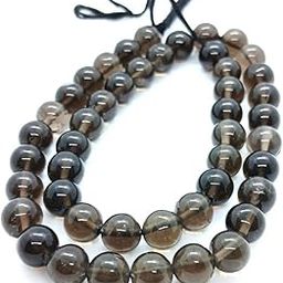Blue bijoux Natural Stone Smoky Quartz Beads 8MM Polished Smooth AA Grade Round Gemstone Beads for Jewelry Making-image-13