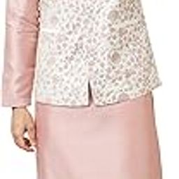 Men's Floral Print Embroidered Nehru Jacket (Jacket Only)-38