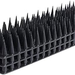 SuagullStopper Bird Spikes 11.5 Inch Length Bird & Pigeon Problem Solutions for Outdoor AC Unit & Balcony Railing Anti Bird Plastic Spikes for Window Home Protection (20)-image-56
