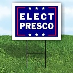 ELECT PRESCO - Single Sided Yard Sign Road Sign with Stand - Driveway Signs for Street, Lawn, Block, House, Real Estate - Yard Signs, Custom Sign, Personalized Signage - 18" x 24"-image-87