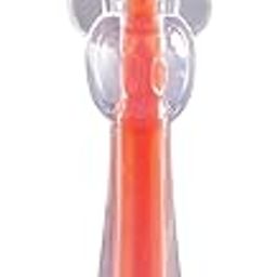 Luvlap Silicone Training Toothbrush with Soft bristles, Anti Choking Shield, Baby Oral Hygiene, Orange-12