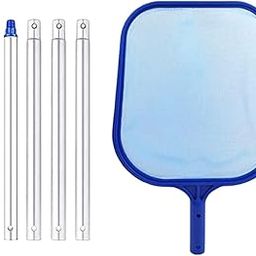 CALANDIS™ Swimming Pool Skimmer Net Comfortable Leaf Skim Net for Pond Bathtub Hot Tub Snap | Handheld Pool Brushes & Nets | Pool Cleaning Tools | Pools & Spas | Yard, Garden & Outdoor Living-picture-4