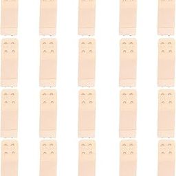 20pcs Bra Extenders 2 Rows 2 Buttons Bra Buckles Adjustable Elastic Stretchy Back Bra Band Extension for Women Lady-image-35