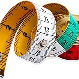 Jasol Tape Measure Measuring Tape for Body Fabric Sewing Tailor Cloth Knitting Home Craft Measurements,60-Inch/150-Cm Soft Multicolor Tape Measure, Tape Set with Snap Button Closure,dual Sided-image-40