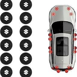 Kelenate® Set of 12 Shock Absorber Rubber Protective Pads – Car Door Accessories Compatible with Enhanced Fronx, Vitara, Brezza, Swift, Baleno, Ertiga, WagonR, Alto, Dzire, and XL6-31