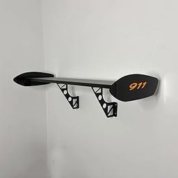 bestofCRAFT 911 GT3 RS Spoiler Shelf – Wall Mounted Car Spoiler Shelf for Home, Office, Garage | Race Car Inspired Display Shelf | Automotive Decor, Motorsports Furniture-image-17