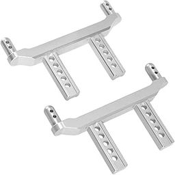 Fashion My Day 2Pcs 1:16 RC Body Post Mounts Spare Parts for 16103Pro 16101Pro DIY Modified Silver-image-19