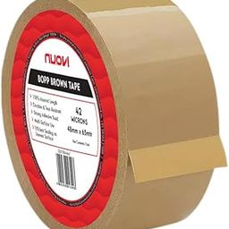 NUOVI BOPP Brown Tape | 65meter Length X 48mm Width | 42Micron High Strength Self-Adhesive Tape for Strong Hold | Perfect for Office, Packaging, DIY, Shipping & More-image-48