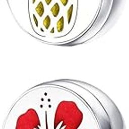 Enakshi® 2x Face Mask Perfume Aromatherapy Essential Oil Diffuser Locket Dress Brooch|Health & Beauty | Natural & Alternative Remedies | Aromatherapy-image-12