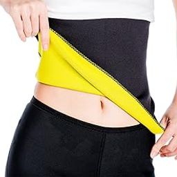 N M Z Unisex Hot Body Shaper Neoprene Slimming Belt Tummy Control Shapewear, Stomach Fat Burner, Best Abdominal Trainer Workout Sauna Suit Weight Loss for Women & Men-image-2