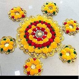 Sanvatsar Home Decorative Rangoli Set of 7-image-1