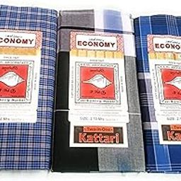 SANGU MARK Men's Cotton Lungies - Pack of 3 (Multicolour, Free Size)_ATBA35-image-44