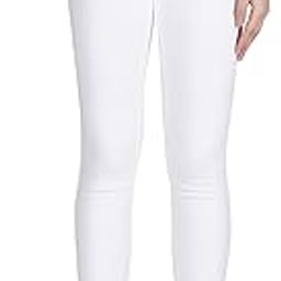 Women's Cotton Blend Denim Slim Fit Jeans with Stretchable High-Rise Waist Ankle Length Solid Pattern and Button Closure Type-image-87
