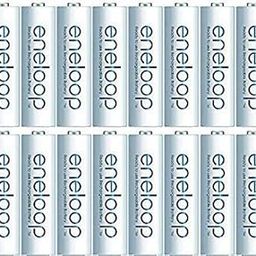 Panasonic Energy India Co Ltd Panasonic Bk-3Mcce/16Bn Eneloop(Up To 2000 Mah) Aa Ni-Mh Pre-Charged Rechargeable Batteries,16-Battery Pack-11