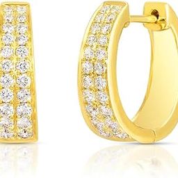 Western American Diamond Hoop Bali Earrings Fashion Jewellery for Women and Girls-24
