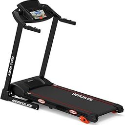 Hercules Fitness T1100 2.5 HP DC Power Pre-Installed Motorized 3 Level Manual Incline Alloy Steel Treadmill,Gym & Home Use Fold-able Structure-8