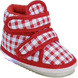 Kids LED Light Shoes with Chu Chu Music Sound & Check Print for Baby Girls and Boys (Age Group - 9-12 Months, 12-15 Months, 15-18 Months, 18-24 Months)-image-108