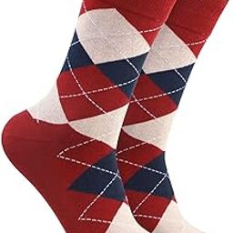 Men's Cotton Argyle Designer Signature Socks-image-18