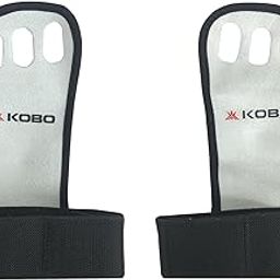 Kobo WTA-28 Leather Weight Lifting Grip Pads/Hand Grips/Cross Fitness Gloves for Pull Ups/Gym Gloves for Fitness/Functional Training Hand Protector (XL)-image-31