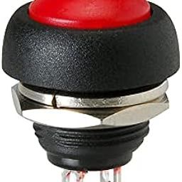 Generic Dome Switch – 12mm Black Push Button-27