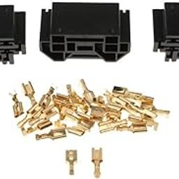 ATORSE™ 3Pcs Automotive Auto Relay Double Socket 40A 10Pin With 30Pcs Terminals|Business & Industrial | Electrical & Test Equipment | Electronic Components | Electronic Components-20