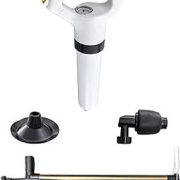 MYADDICTION High Pressure Toilet Plunger Air Pressure Plunger Kit for Bathroom Bath Sink-image-48