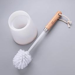 The Better Home Wood Wooden Toilet Brush With Holder Stand Premium Toilet Cleaner Brush Cleaning Brush For Bathroom Sleek Toilet Brush-picture-10