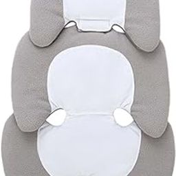 bnf® Baby Stroller Cushion Stroller Mat Seat Pads Cart Mat for Pram Stroller Car Gray White | Strollers & Accessories | Stroller Accessories | Seat Liners-2