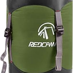 REDCAMP Compression Stuff Sack, Lightweight Sleeping Bag Compression Sack Great for Backpacking, Hiking and Camping, Army Green L-image-2